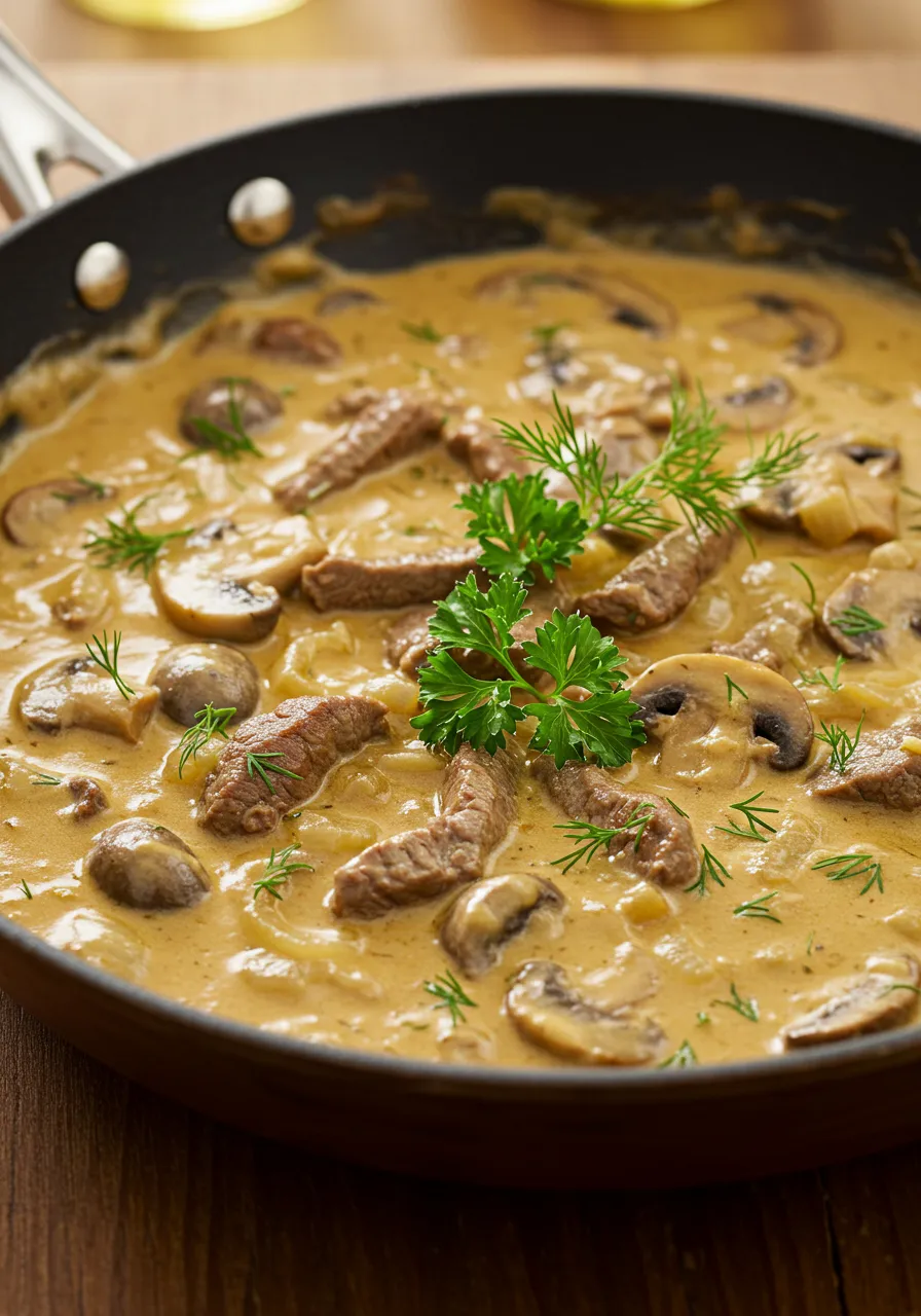 One-Skillet Stroganoff